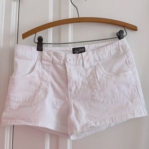 White Shorty Shorts